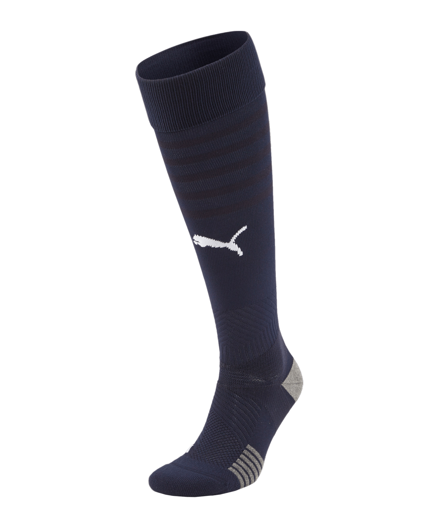 PUMA teamFINAL Strumpfstutzen Dunkelblau Weiss (006) - blau