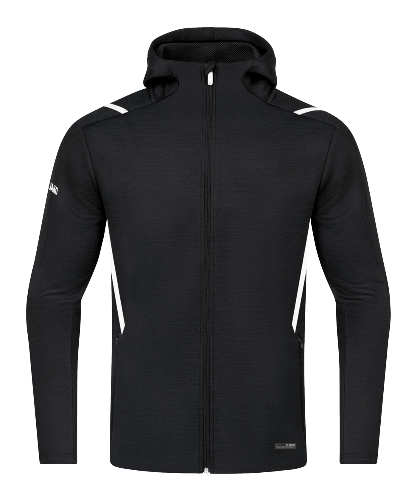 JAKO Challenge Freizeit Kapuzenjacke Schwarz (501) - schwarz