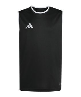 adidas Entrada 26 Sleeveless Trikot Kids Schwarz - schwarz