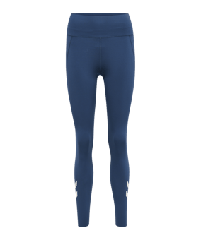 Hummel Mt Grace High Waist Leggings Damen Blau F7954 - blau