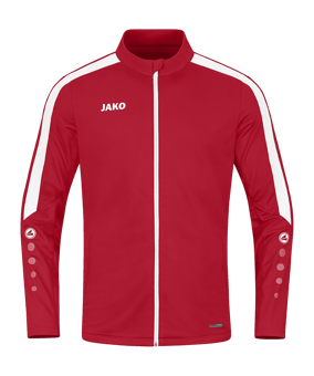 JAKO Power Polyesterjacke Damen Rot Weiss F100 - rot