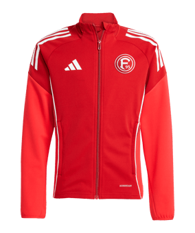 adidas Fortuna Düsseldorf Trainingsjacke Kids Rot - rot