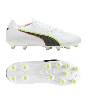 PUMA KING 20 Match FG/AG Unleash Kids Weiß F01 - weiss
