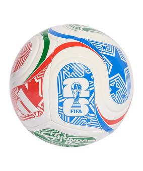 adidas World Cup 26 Trionda Club Trainingsball Weiß - weiss