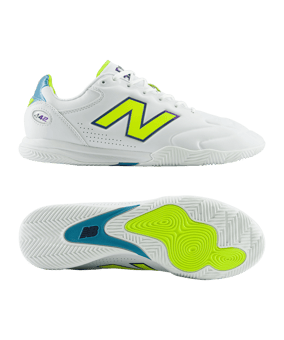New Balance 442 Elite V3 IN Neon Tide Weiß - weiss