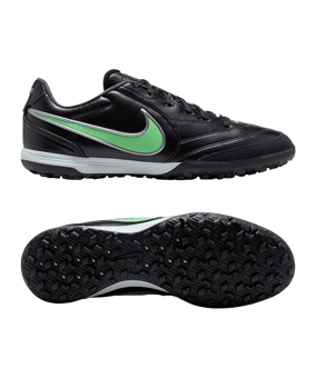 Nike Tiempo Ligera Pro Low TF Shadow Schwarz F002