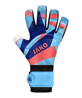 JAKO River Supersoft RC Torwarthandschuhe Blau F436 - blau