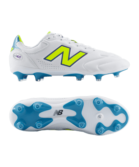 New Balance 442 Elite V3 FG Neon Tide Weiß - weiss
