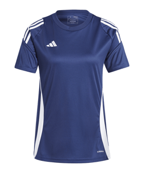 adidas Tiro 24 Trikot Damen Blau Weiss - blau