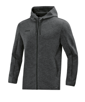 JAKO Premium Basics Kapuzenjacke (021) - grau