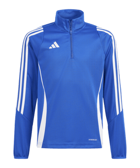 adidas Tiro 24 Trainingstop Kids Blau Weiss - blau