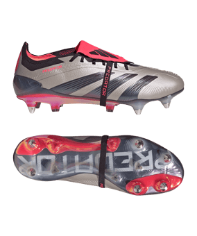 adidas Predator Elite FT SG Vivid Horizon Grau Pink - weiss