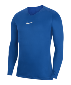 NIKE Park First Layer Top langarm (463) - blau