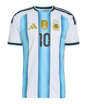 adidas Argentinien Authentic MESSI Trikot Home WM 2026 Weiß - weiss