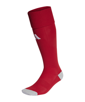 adidas Milano 23 Strumpfstutzen Rot Weiss Grau - rot