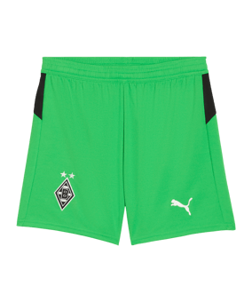 PUMA Borussia Mönchengladbach Short Away 2025/2026 Kids Grün F02 - gruen