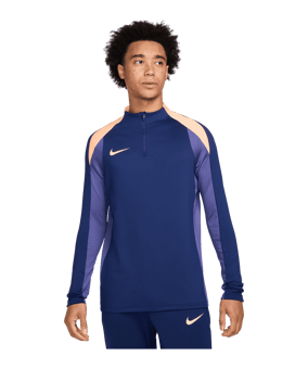 Nike Strike HalfZip Drill Top Sweatshirt Blau F493 - blau
