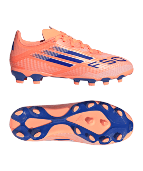 adidas F50 League MG Coral Blaze Kids Orange - orange