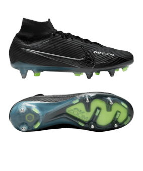 Nike Air Zoom Mercurial Superfly IX Shadow Elite SG-Pro AC Schwarz Grau (001) - schwarz