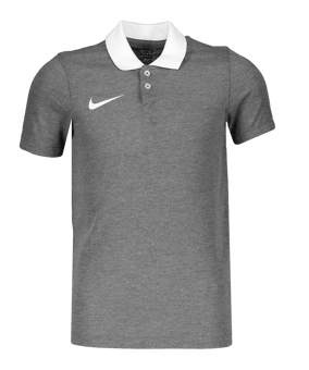 Nike Park 20 Poloshirt Kids Grau Weiss (071) - grau
