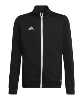 adidas Entrada 22 TK Trainingsjacke Kids Schwarz (H57520) - schwarz