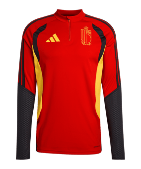 adidas Belgien Tiro Training Zip Top Rot - rot