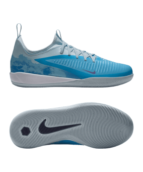Nike Phantom 6 Low Academy IN Haaland Kids Blau F401 - blau