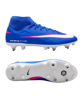 Nike Air Zoom Mercurial Superfly X Academy SG Attack Blau F446 - blau