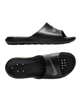 NIKE Victori One Shower Badelatsche (001) - schwarz