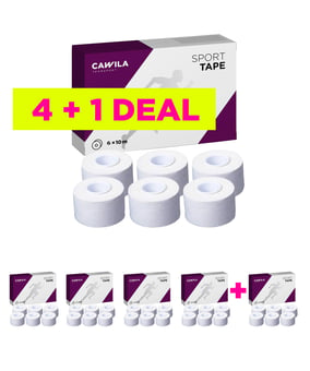 Cawila Sporttape ECO 3,8cm x 10m 6er Set | 4+1 DEAL