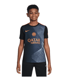 Nike Inter Mailand Trainingsshirt Kids Schwarz F010 - schwarz