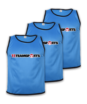 Cawila Leibchen 11teamsports 3er Set Blau | Kennzeichnungshemden - blau