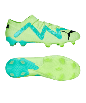 PUMA FUTURE Ultimate Low FG/AG Pursuit Gelb Grün Türkis F03