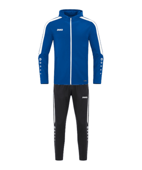 JAKO Polyester Power Kapuze Trainingsanzug Blau F400 - blau