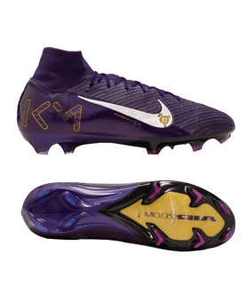Nike Air Zoom Mercurial Superfly X Elite FG Kylian Mbappe Signature Lila F500 - lila