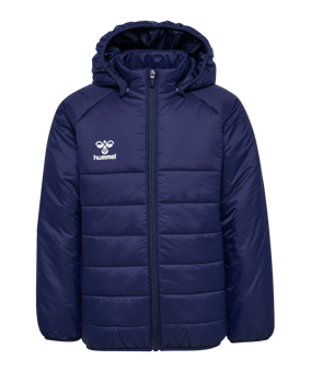 Hummel Go Quilted Kapuzenjacke Kids Blau F7026 - blau