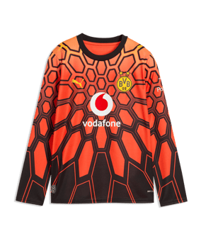 PUMA Borussia Dortmund Torwarttrikot Langarm Kinder Orange F70 - orange
