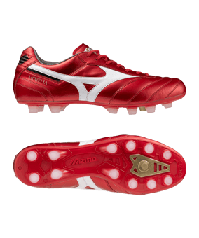 Mizuno Morelia II Elite FG Ruby Red 40th Anniversary Rot F60 - rot