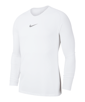 NIKE Park First Layer Top langarm (100) - weiss