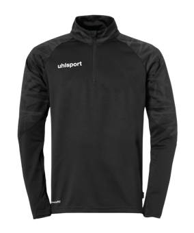Uhlsport Goal 25 HalfZip Sweatshirt Schwarz (001) - schwarz