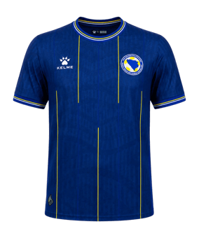 Kelme BIH Bosnien Herzegowina Trikot Home WM 2026 Dunkelblau - blau