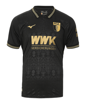 Mizuno FC Augsburg Trikot 3rd 2025/2026 Kids Schwarz F09 - schwarz