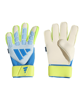 adidas Predator Match Fingersave Torwarthandschuhe Blau - blau