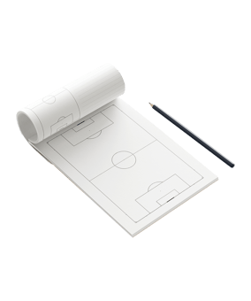 Cawila PRO 50 Blatt A6 Notepad Lehrblock Weiss - weiss