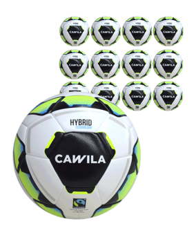 Cawila MISSION HYBRID X-LITE Fairtrade 290g Trainingsball 12x Gr. 5 - weiss