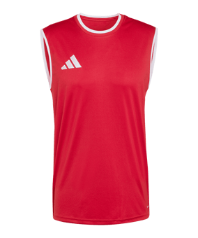adidas Entrada 26 Sleeveless Trikot Weiß - rot