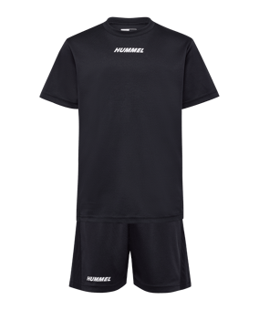 Hummel Trikot Set Kids Schwarz F2042 - schwarz