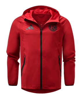 adidas Fortuna Düsseldorf Präsentationsjacke Rot - rot