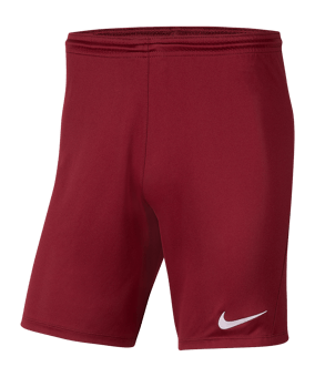 NIKE Park III Shorts (677) - rot
