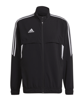 adidas Condivo 22 Präsentationsjacke Schwarz (H21276) - schwarz